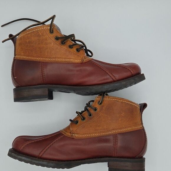 Vintage 1980's Frye Women's Veronica Duck Chukka Shearling Boots Size 10 B - Picture 7 of 11